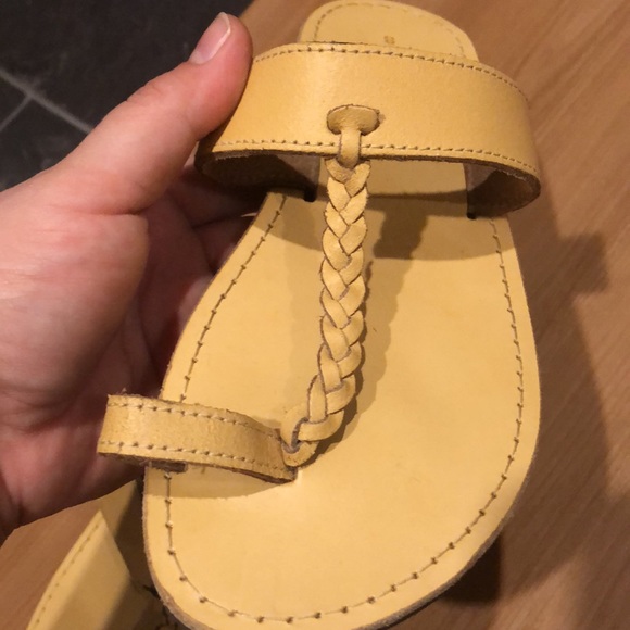 Leather sandals from Rhodos/ Greece fits size 7-8 - Picture 6 of 7